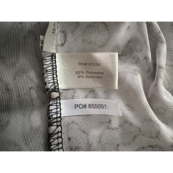 Boston Proper Leopard Velour Top sz M Mob Wife Animal Print Stretch Made in USA - Picture 4 of 5